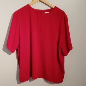 Dressbarn 18/20 Red top